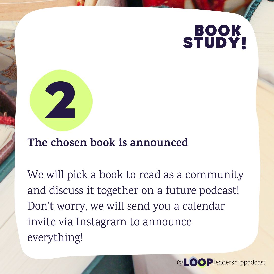 LoopLeadership's tweet image. Another new series?! Yes!

Announcing the LOOP Book Study! 

We can't wait to read together!! 

#leadership #podcast #business #entrepreneur #inspiration #goals #leadershipdevelopment   #growth #education #management #instagood #bookclub #bookstudy #Oprah