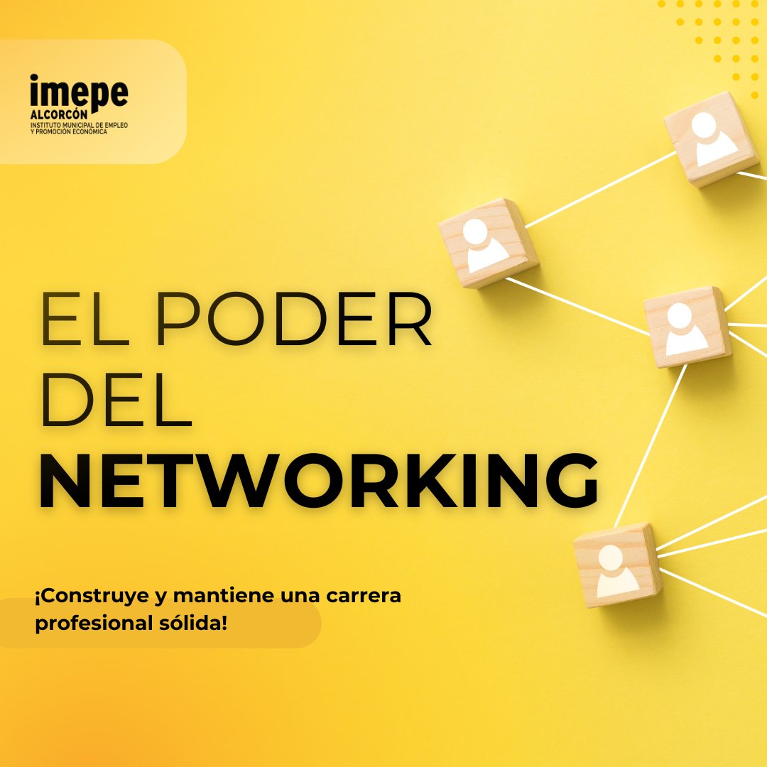 ImepeAlcorcon's tweet photo. 🤜🤛 El networking es crucial para construir y mantener una carrera profesional sólida.💼
✅Oportunidades laborales
✅Desarrollo profesional
✅Apoyo y asesoramiento
✅Creación de alianzas y colaboraciones
✅Visibilidad y reputación
#IMEPE #Networking #orientacionlaboral https://t.co/x6cT1E2XDJ