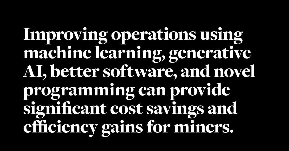 While hardware gets the lion’s share of attention, technologies such as machine learning, generative AI, and novel programming are making breakthroughs for the mining and metals sector. Learn what’s fueling the change: whcs.law/3uXrdfg #mining #metals #ML #AI #technology