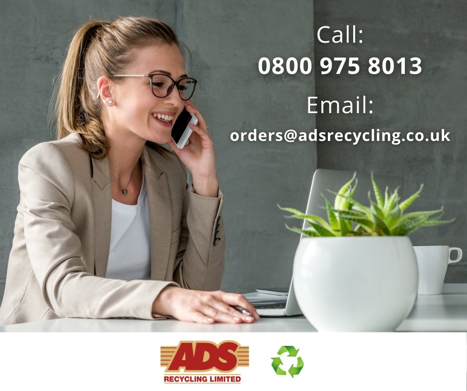 Got some questions for us? 🤔Get in touch with us!

📱 Call: 0800 975 8013
📧 Email: orders@adsrecycling.co.uk 

#ADSRecycling #Recycling #RecyclingUK #WasteManagement #WasteManagementUK #Warrington #WarringtonBusiness