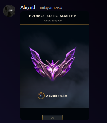And the boy hit Master now 😎 It feels incredibly satisfying to see people's progression and to contribute to their process🙏 #TrustTheProcess 💪