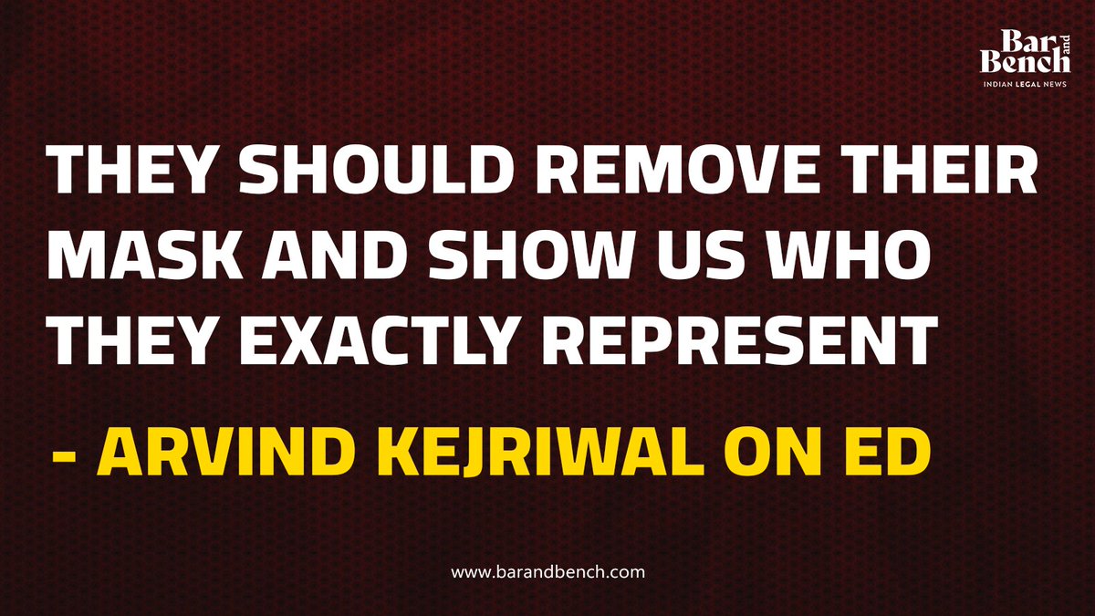 They should remove their mask and show us who they exactly represent: Arvind Kejriwal on ED #ArvindKejriwal #ed