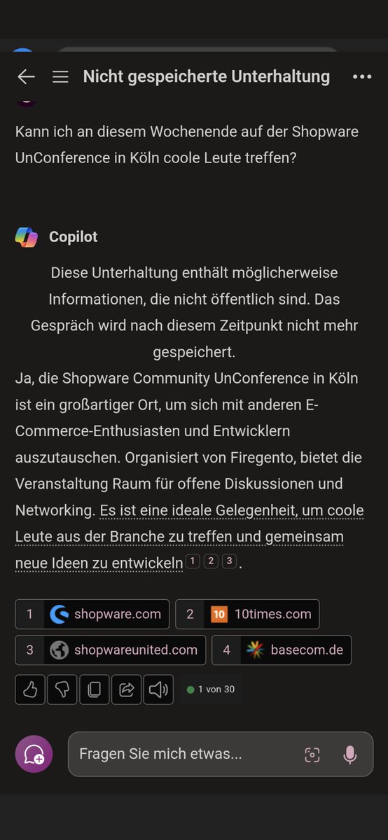Ich freu mich drauf 😊 #scuc24 <a href="/scuc_blue/">SCUC ~ Shopware Community UnConference</a>