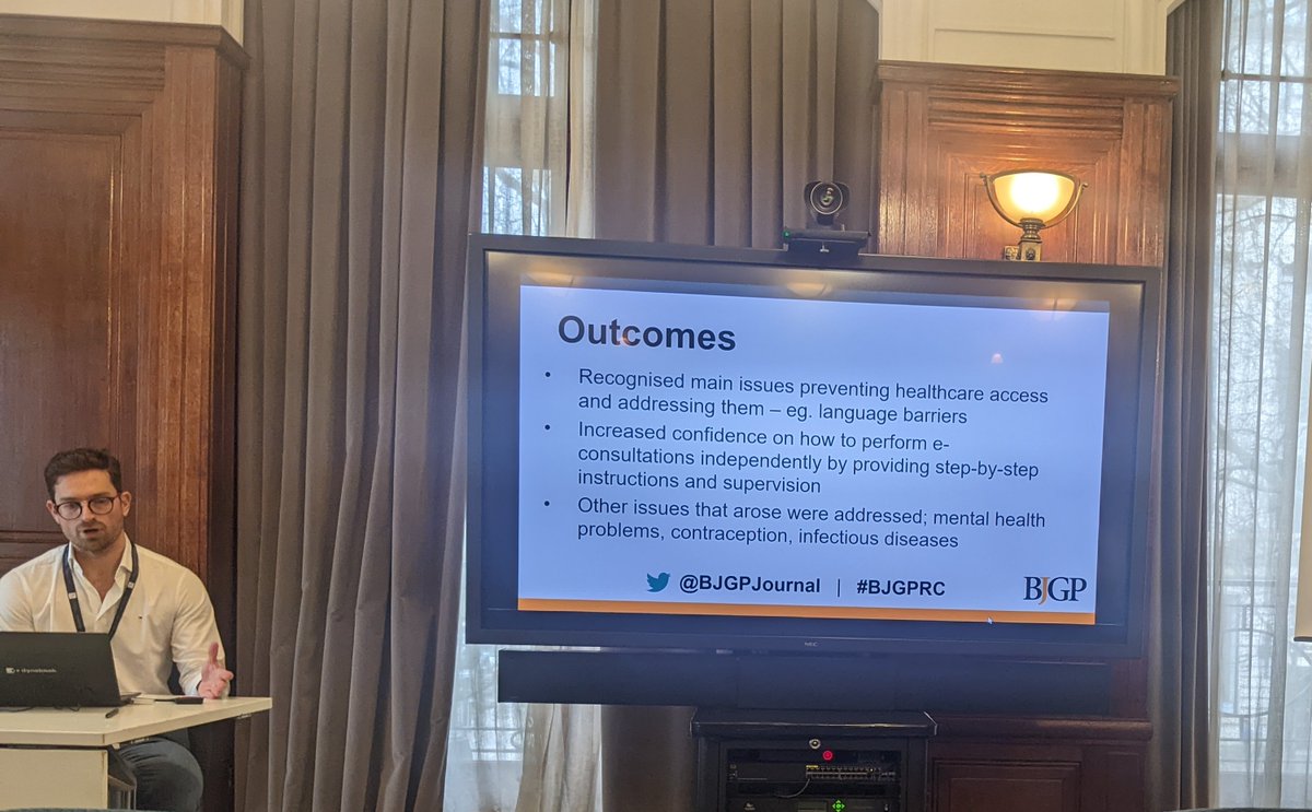 'Afghan refugees at risk in the UK: enhancing healthcare access and integration' is the first in our Vulnerable Groups & Health Inequalities oral presentations, presented by Dr Ioannis Saxionis at #BJGPRC 2024