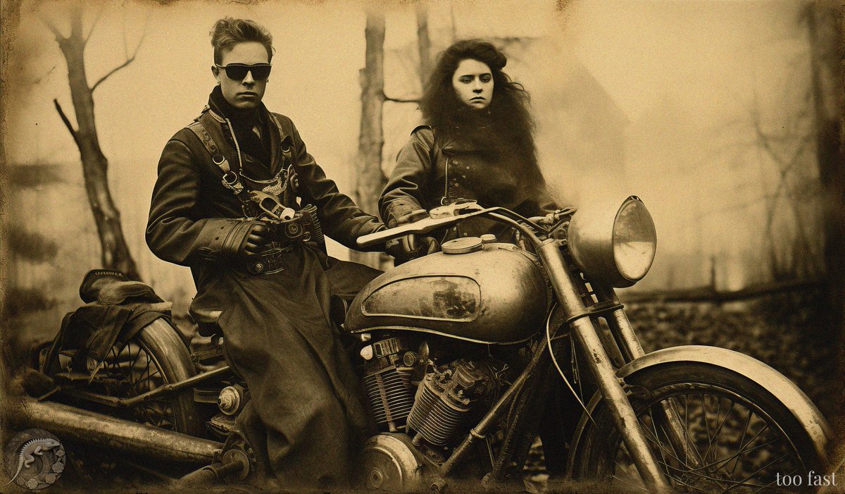 Morning y'all, I woke up this morning and a hundred followers are missing, did I go too fast or too slow?

#AIArtwork #AIArtistCommunity #AIArtCommunity #Midjourney #Photoshop #DigitalArt #Photography #Surrealism #steampunk