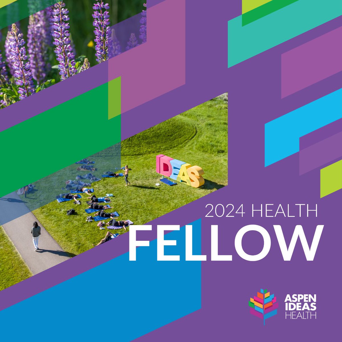 Twitter fam! I’m excited to share that I’ve been selected as a 2024 @AspenIdeas Health Fellow! 🎉 Looking forward to learning from today’s big thinkers in health & bringing my community- inspired ideas to the conversations! #AspenIdeasHealth