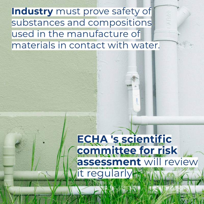 EU_ECHA's tweet photo. Clean drinking water is a human right and we, at #ECHA, contribute to #CleanWaterEU.  💧 On #WorldWaterDay, we want to highlight the importance of working towards safer drinking water.
