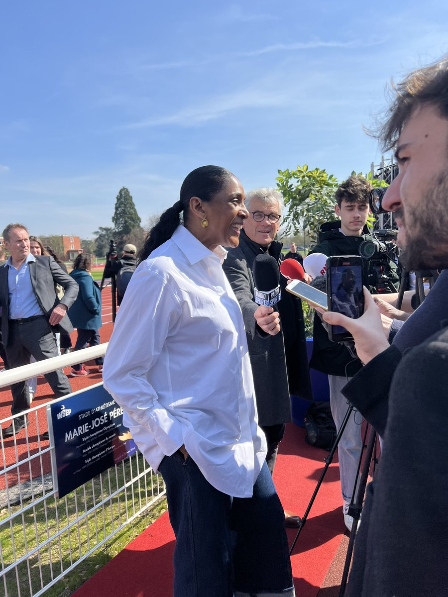 Inauguration du Stade Marie José Pérec à l’ @INSEP_PARIS