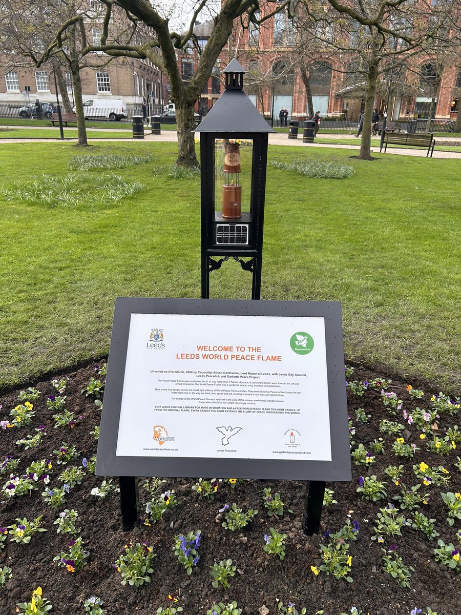 Yesterday I unveiled the UK’s 1st city centre based World Peace Flame in Park Square. This locally crafted & thought provoking monument is a fabulous addition to a beautiful part of our city