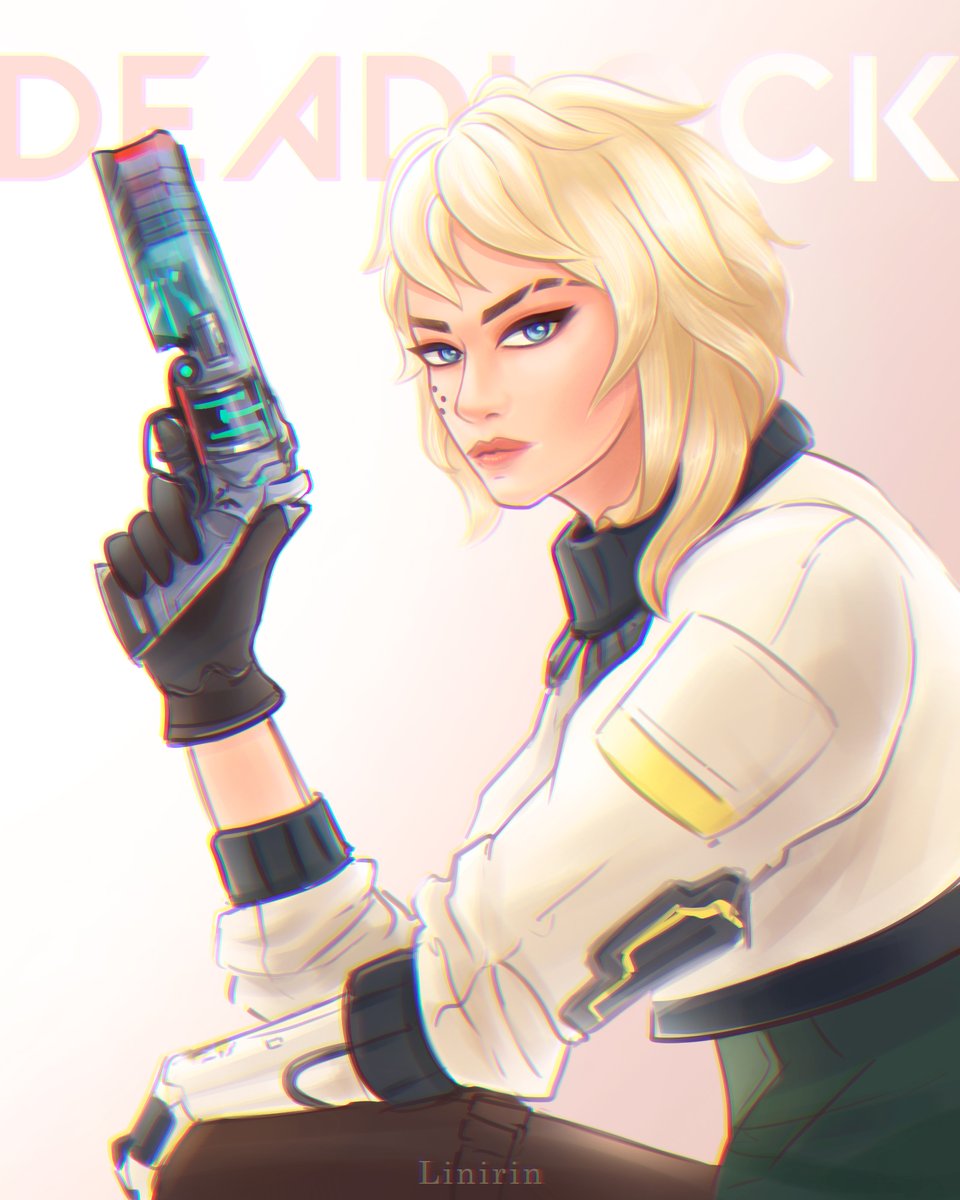 Linirin_'s tweet photo. #Deadlock #ValorantFanArt #fanart https://t.co/zjizFynPsq