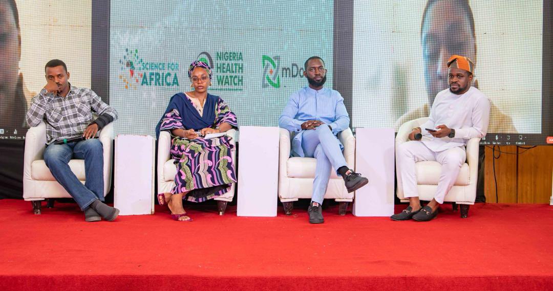_mdoc's tweet photo. Day 2 kicks off with a critical panel discussion!

The panelists are diving deep into the “Snapshot of work being done in AI in Health in Nigeria”

Join in ➡️ https://t.co/TW8O3EY81w https://t.co/ZR8kQgUv6V