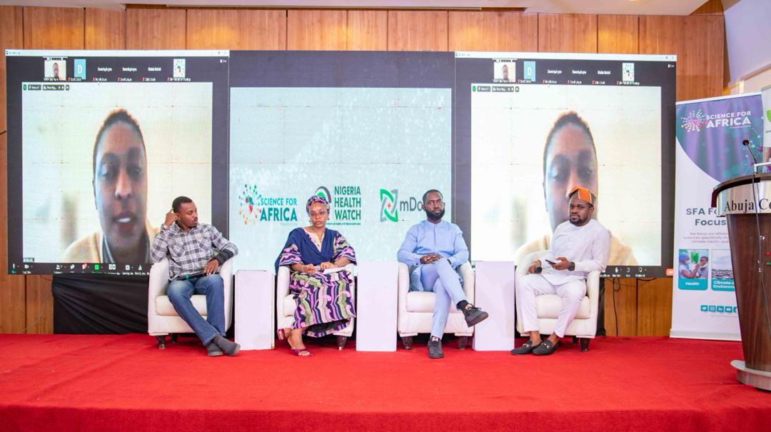 _mdoc's tweet photo. Day 2 kicks off with a critical panel discussion!

The panelists are diving deep into the “Snapshot of work being done in AI in Health in Nigeria”

Join in ➡️ https://t.co/TW8O3EY81w https://t.co/ZR8kQgUv6V