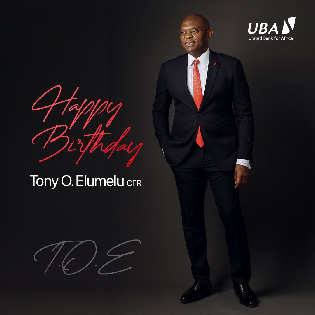 Happy Birthday @TonyOElumelu! 🎉 Wishing our visionary leader and Group Chairman, Tony O. Elumelu CFR, a day filled with joy, success, and endless blessings. Your vision, leadership, and commitment to Africa’s growth continue to inspire us all. Here’s to another year of making…