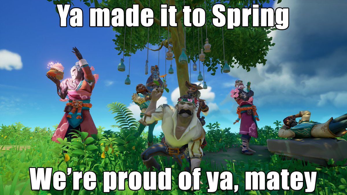 #SeaOfThieves #BeMorePirate #FridayVibes #SpringEquinox #Spring