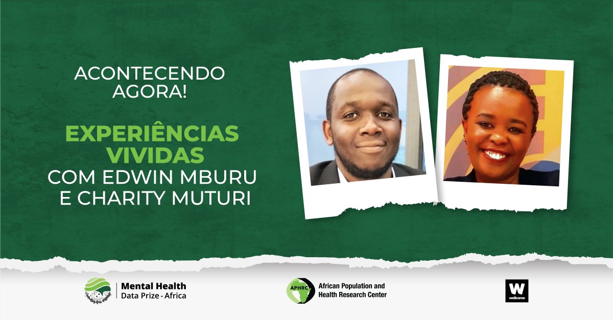 Junte-se a nós na sessão ao vivo que está a decorrer agora! Edwin Mburu e @muthonimuturi irão partilhar as camadas intrincadas da sua experiência vivida com dados de saúde mental. Não perca esta oportunidade! Junte-se a nós AGORA! > shorturl.at/yO567