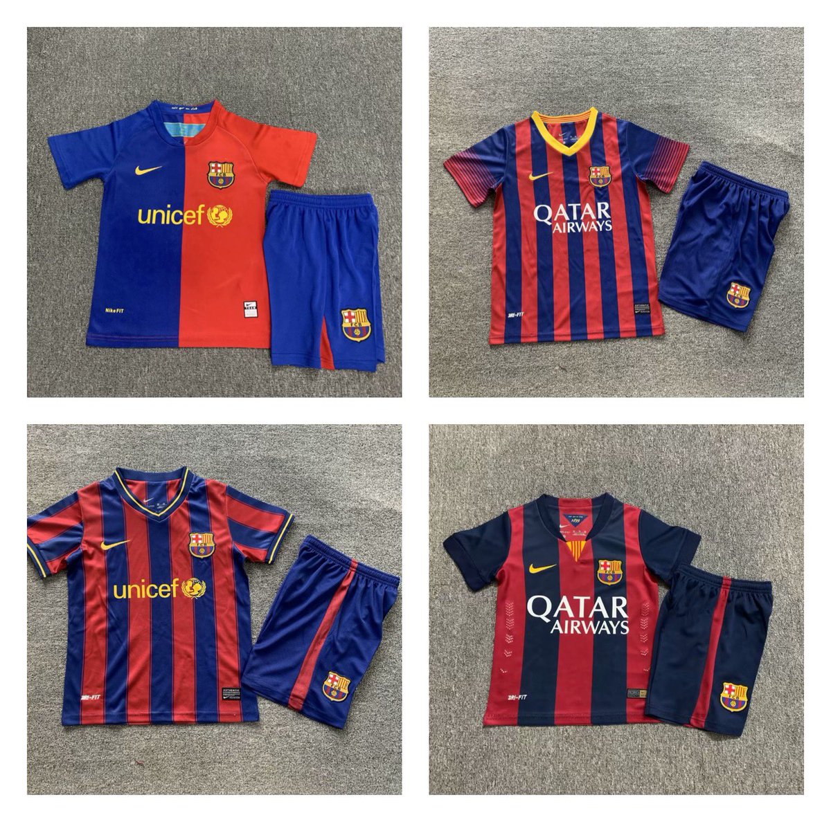 AMKitDesigns's tweet image. Barcelona Retro in kids Available