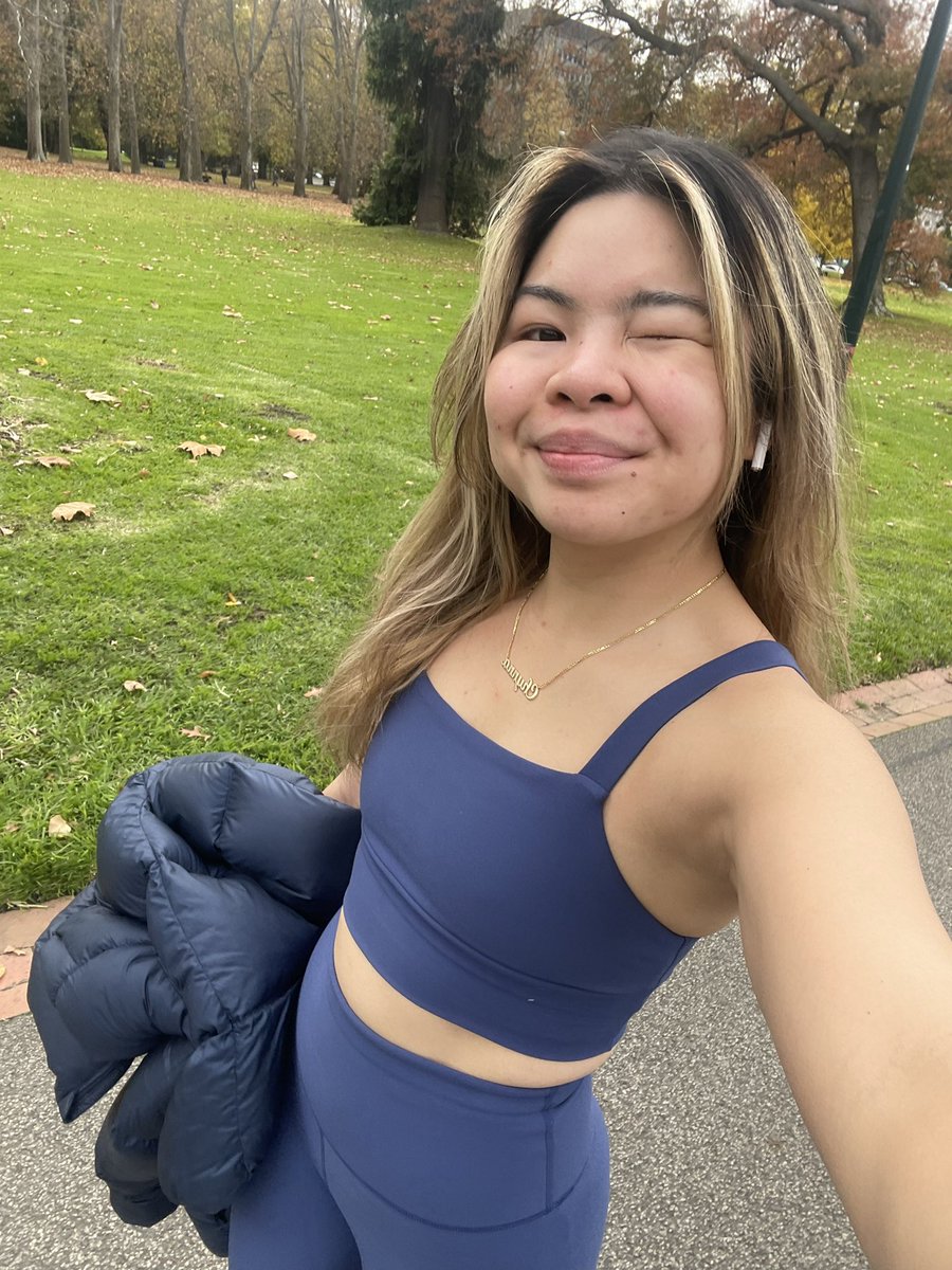 i was gonna find pics of me in cute dresses and skirts but realised i wear activewear 90% of the time anyway