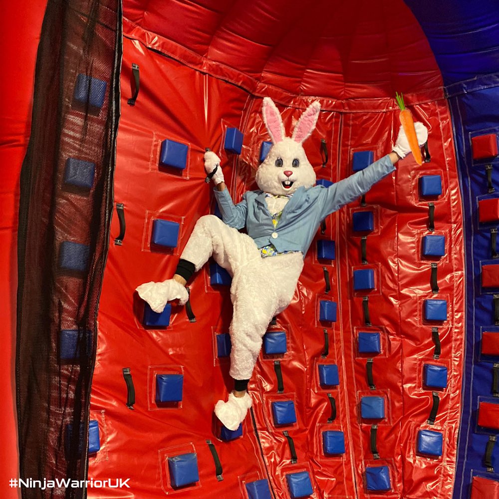 From Easter Egg Hunts to Fancy Dress! 🥚🐰 Make sure you take a look at what your local Ninja Warrior UK Park is doing to celebrate this Easter and get in on the fun! 🐣🥷 #NWUK #NinjaWarriorUK #ThingsToDoThisEaster #EasterHolidays