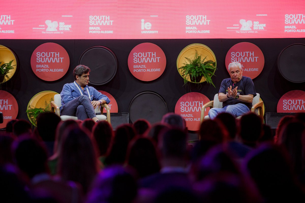 As we reflect on Day 2 of @southsummitbr, which wrapped up yesterday, we celebrate the whirlwind of innovation it inspired! As co-organizers, we’re proud to have @IEUniversity faculty lead discussions on venture capitalism, AI and disruptive fintech. We’re already excited for