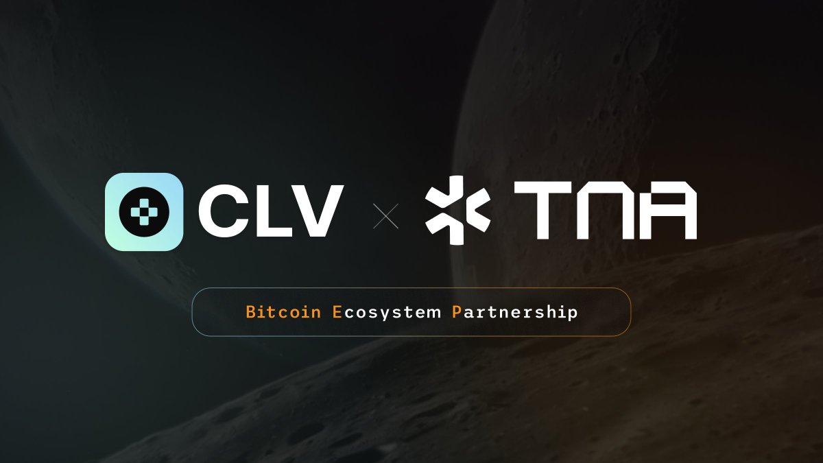 🌟 We are excited to announce that CLV has a new partner! This partnership will help us grow the Bitcoin Ecosystem, happy to have @TNA_Protocol onboarded! 🚀