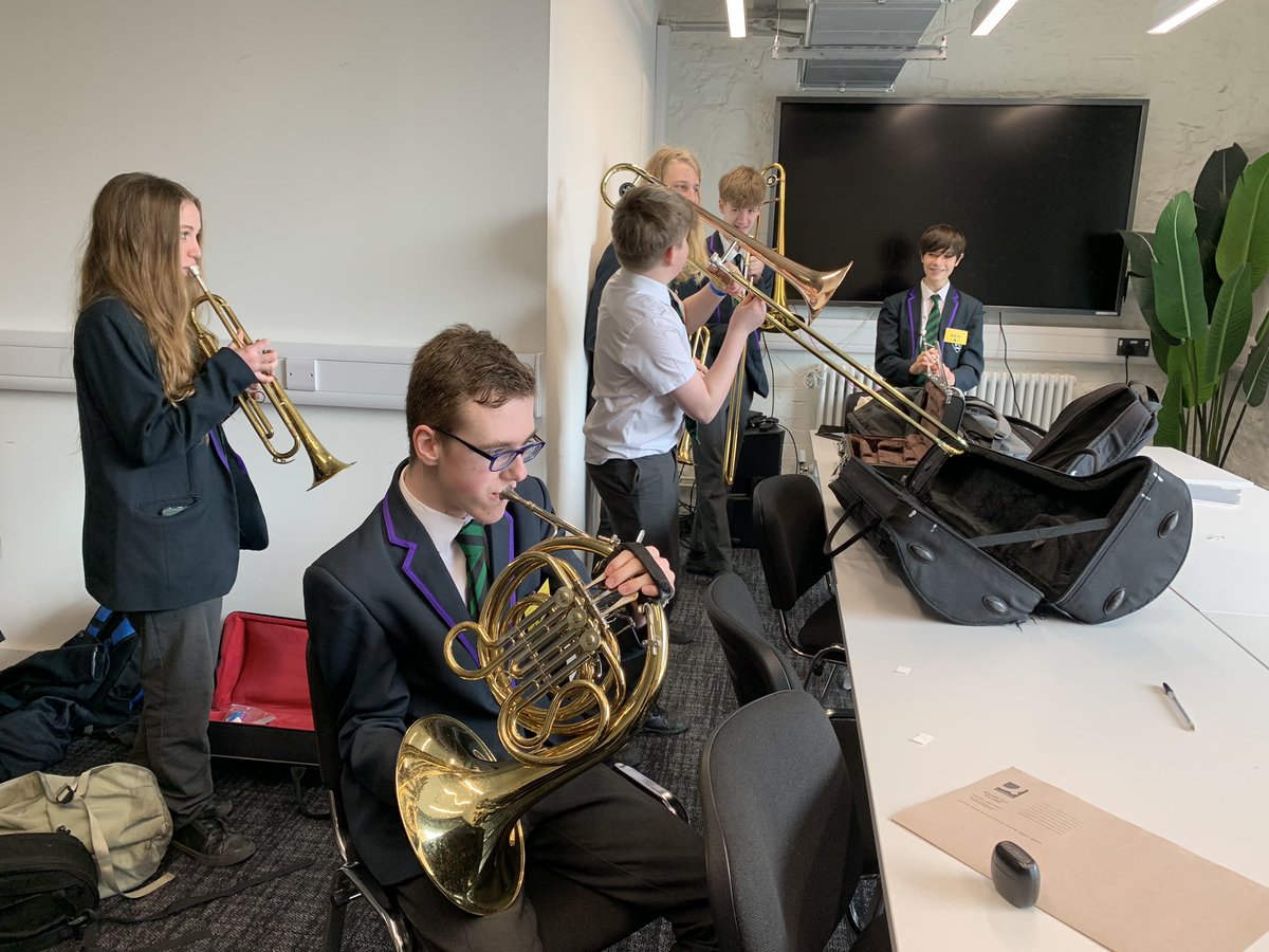 On Monday, some of our students performed at the @Bristol_Beacon @musicforyouth ‘Together for Music’ inclusive festival. The Kings of Wessex Brass Ensemble played brilliantly and contributed wonderfully. 🎻🥁🎺🎹🎷🪈🎼 #inclusion #togetherformusic