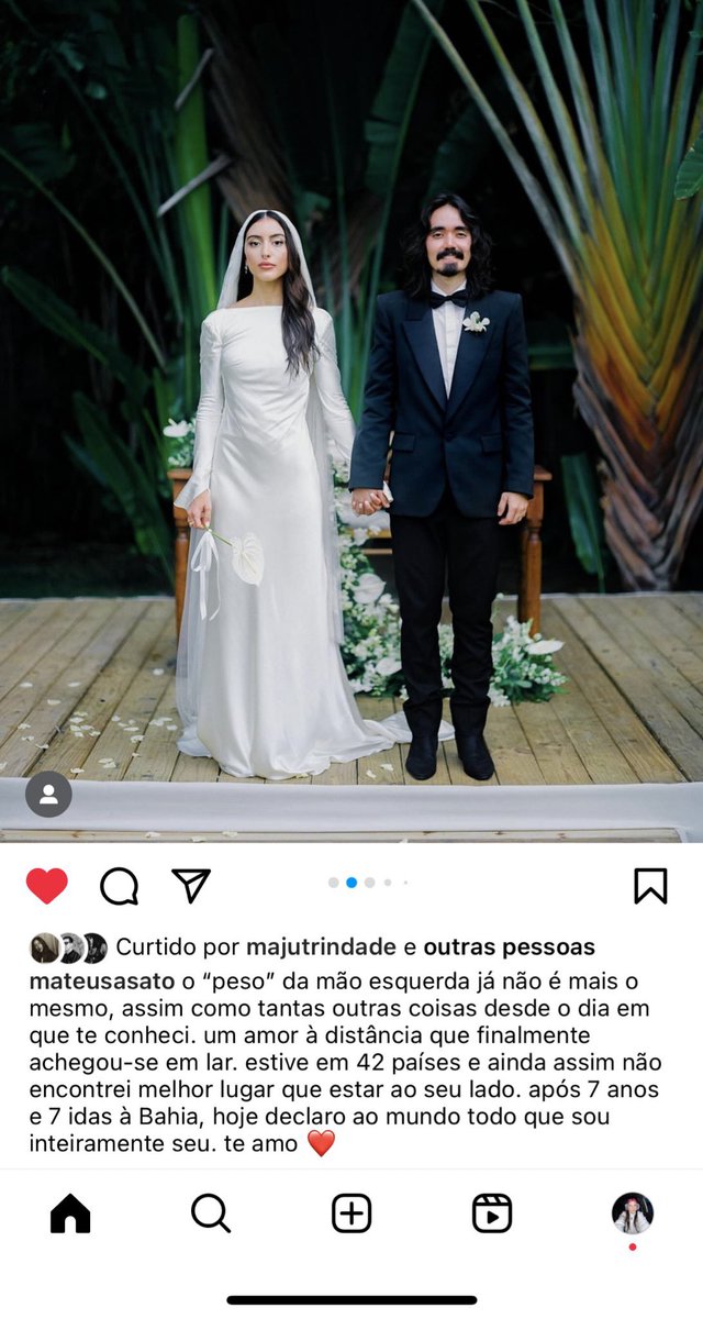 eu realmente casava se alguém dissesse isso aqui pra mim