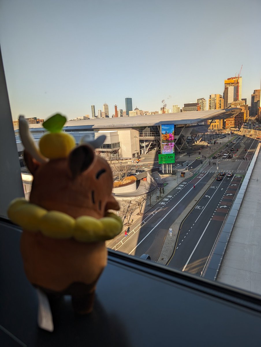 The capybara stares out over his kingdom as I get ready for #PAXEast day 2
