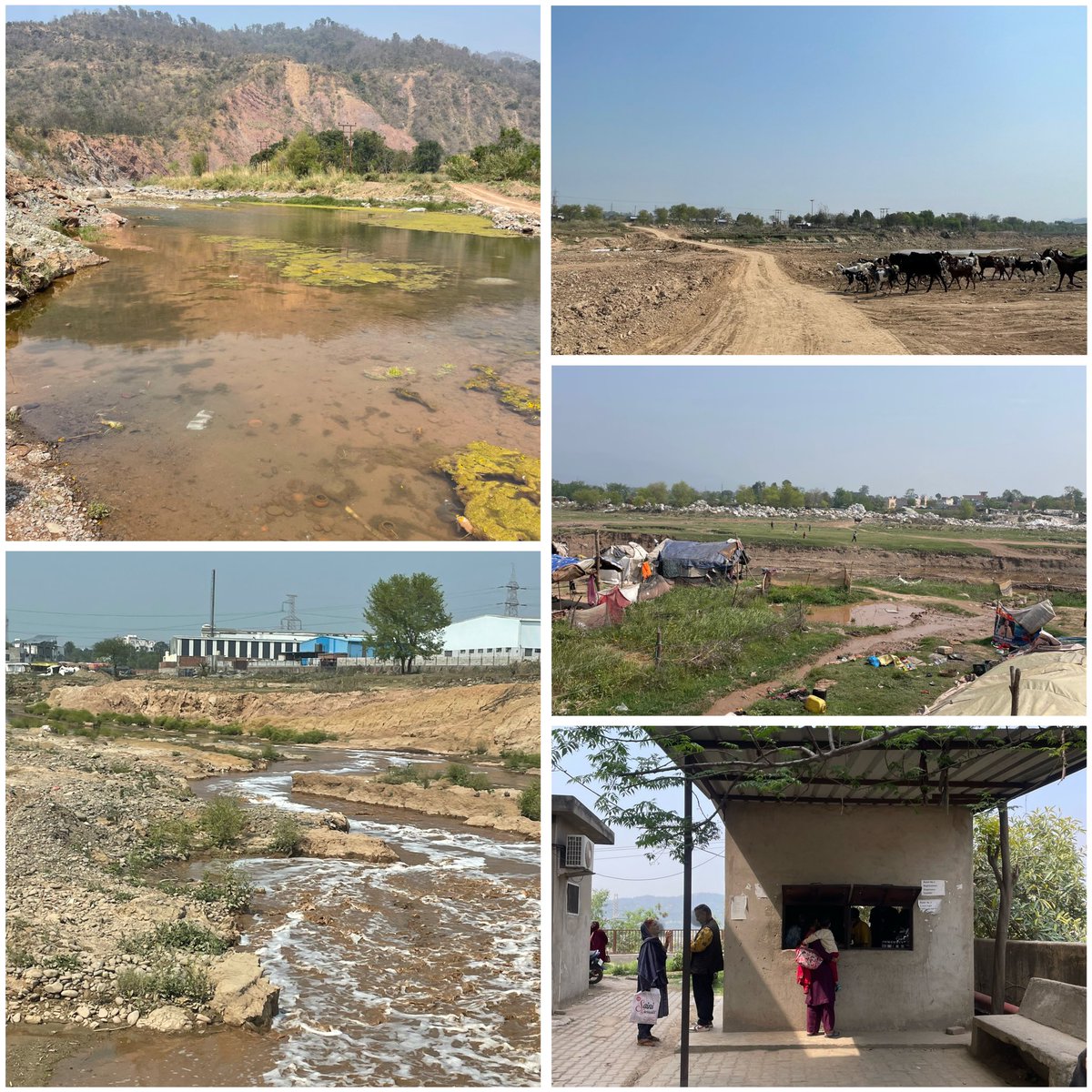 #WorldWaterDay Intersection of #AntimicrobialResistance social environmental determinants in Baddi 🇮🇳 where multiple pharma & beauty factories spill waste into #Sirsa river ⛰️ clear water > semi-rural effluent water where locals farm & use Baddi’s 3700 official pharmacies for 💊