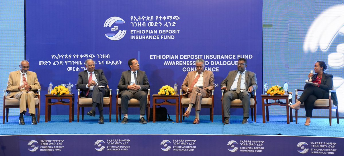 Today, the Ethiopia Deposit Insurance Fund (EDIF) hosted a conference focused on deposit insurance fund awareness and dialogue, aiming to educate and engage stakeholders about its role and activities in Ethiopia's financial sector.