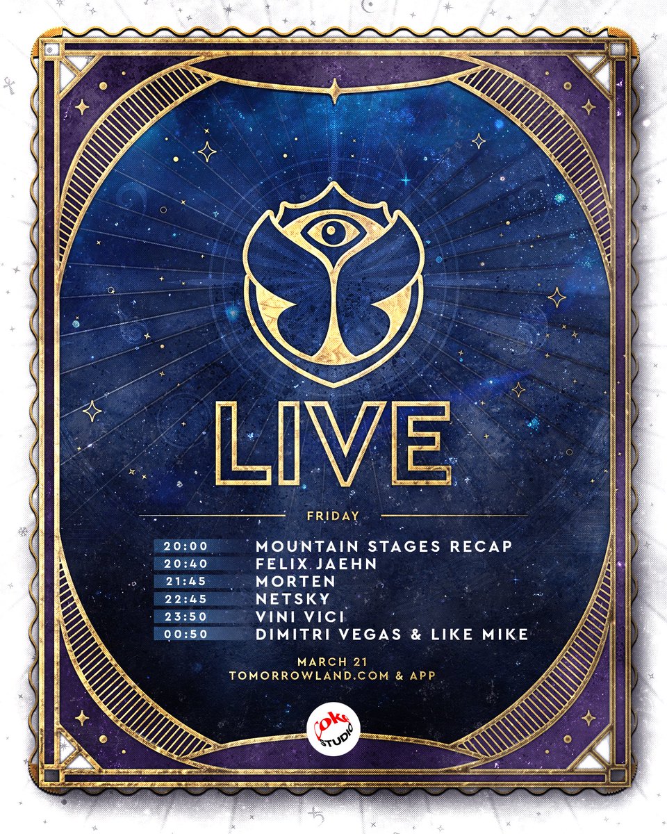 Today is the Grand Finale of Tomorrowland Winter, follow the magic live at tomorrowland.com or in the Tomorrowland Mobile App. Together with @cocacolafr.