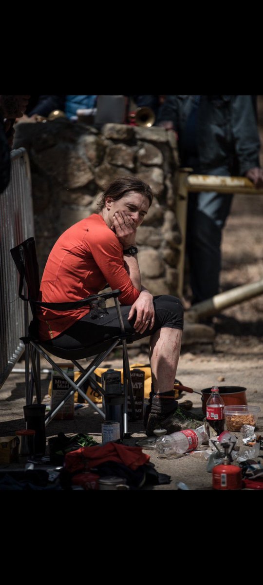What a portrait of pain and passion and all things hard and worth doing. #bm100 📷 Jacob Zocherman