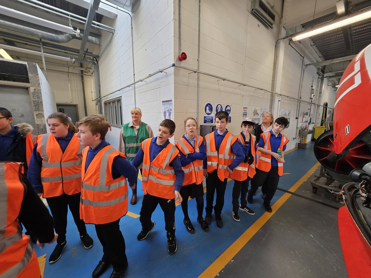 We had the pleasure of welcoming  <a href="/CatcoteAcademy/">Catcote Academy</a> this morning <a href="/hartlepoolfe/">Hartlepool College</a>. They thoroughly enjoyed their visit to the fuselage and a trip to the aviation hangar. Everyone did a fantastic job using the aircraft door and would make excellent cabin crew. #TransformingLives