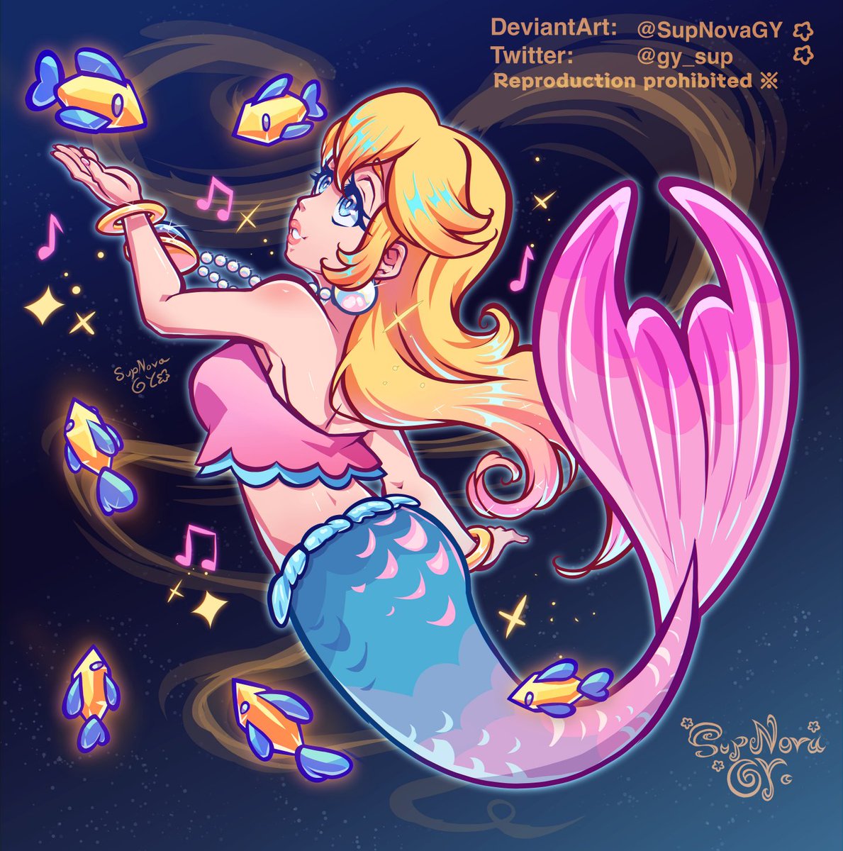 Mermaid Peach 🎶✨