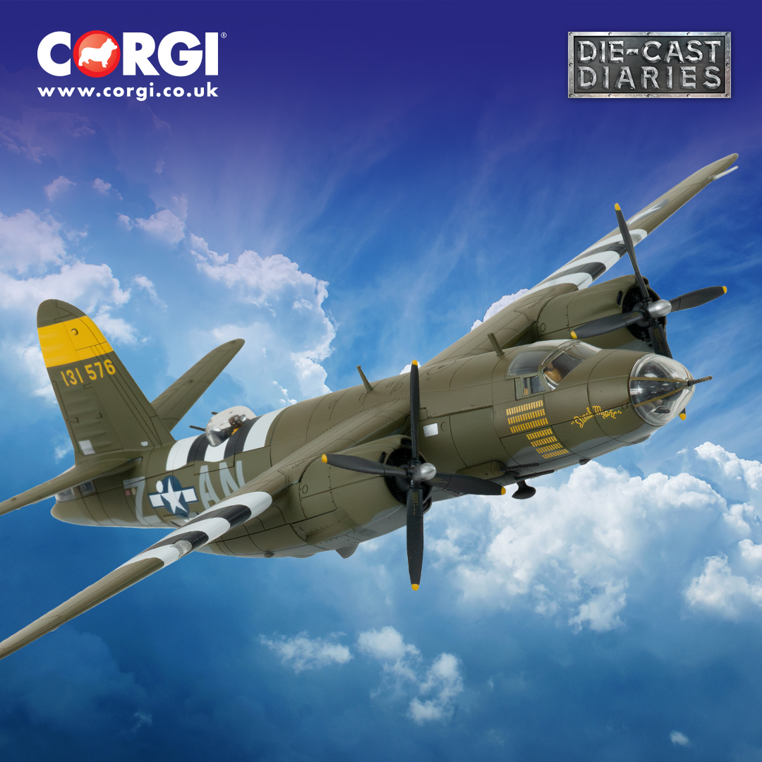 The latest edition of Die-Cast Diaries has an exclusive update on development progress of the new tool Martin B-26 Marauder in the Aviation Archive range, plus a special look at the art of diorama photography using Vanguards! uk.corgi.co.uk/community/blog…