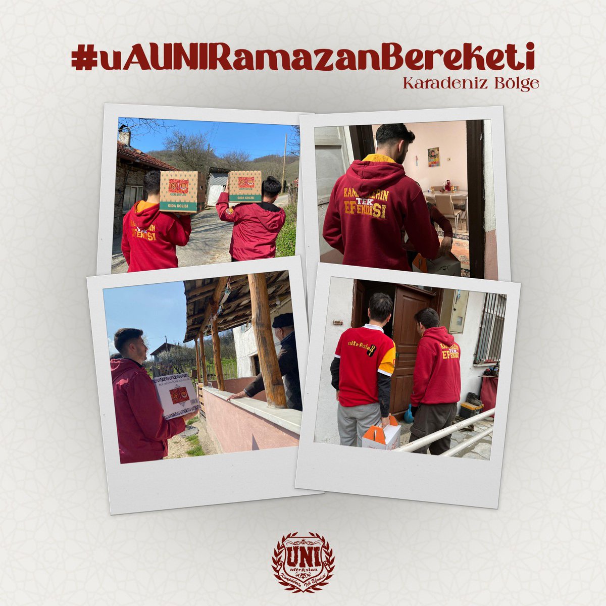 Her zaman olduğu gibi, gücümüz yettiğince ihtiyaç sahibi ailelerimizin yanlarında olmaya devam edeceğiz! #uAUNIRamazanBereketi