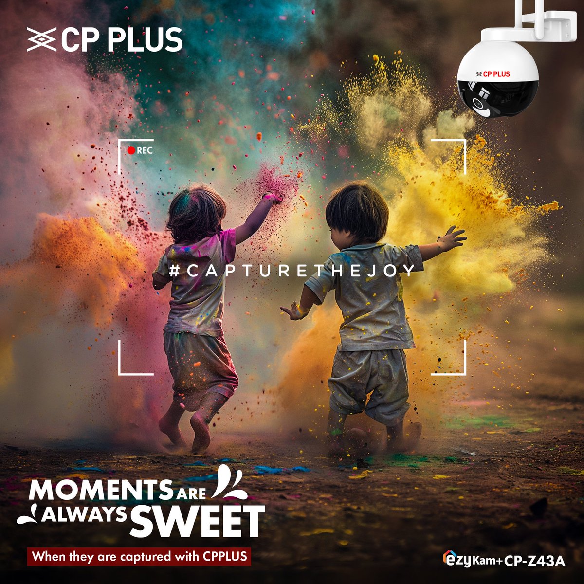 With CP PLUS, you can capture these fleeting moments in stunning detail. Every smile, splash, and giggle is preserved for you to relive the magic. #CPPLUS #CPPLUSIndia #SafeHoli #CPPLUSHoli #SecuritySolutions