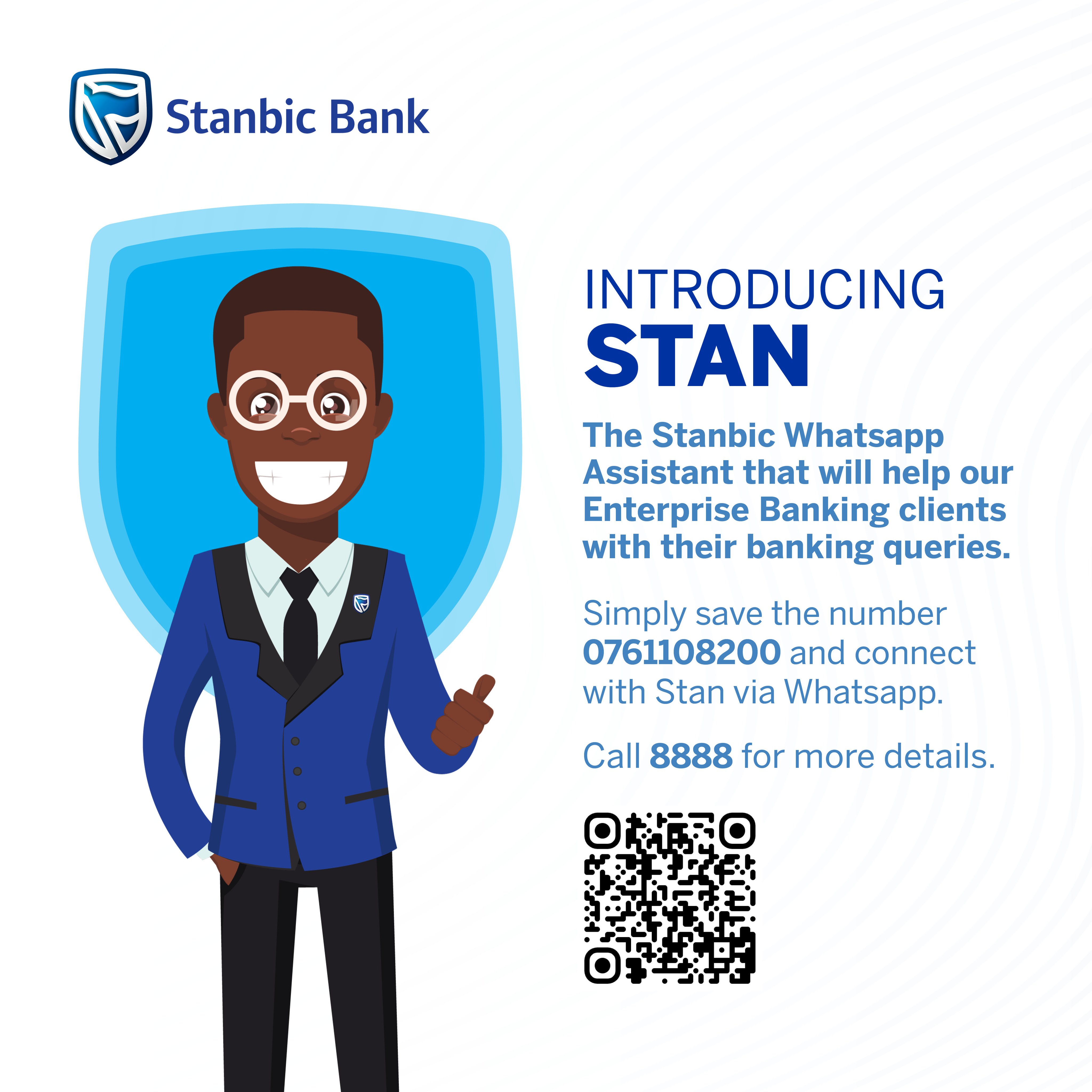 Stanbic Bank Zambia on X: &ldquo;Meet Stan. Your friendly Stanbic 