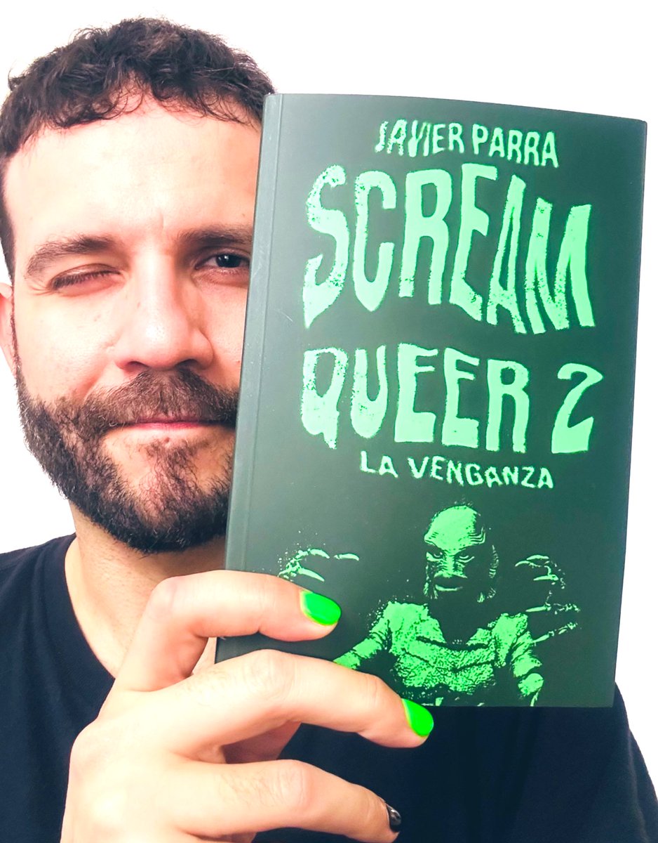xavipargon's tweet image. 🐸 SCREAM QUEER 2. LA VENGANZA.
Una regla no escrita del cine de terror es que si la primera parte funciona, prepárate para la secuela. Este m4rica obsesionado con el cine de género se abre en canal. Otra vez.
Mi trabajo más personal (siempre quise decir eso), ya a la venta 💚