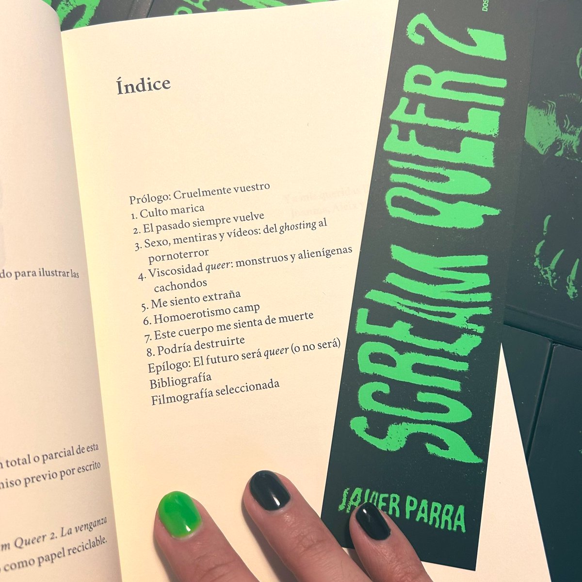 xavipargon's tweet image. 🐸 SCREAM QUEER 2. LA VENGANZA.
Una regla no escrita del cine de terror es que si la primera parte funciona, prepárate para la secuela. Este m4rica obsesionado con el cine de género se abre en canal. Otra vez.
Mi trabajo más personal (siempre quise decir eso), ya a la venta 💚