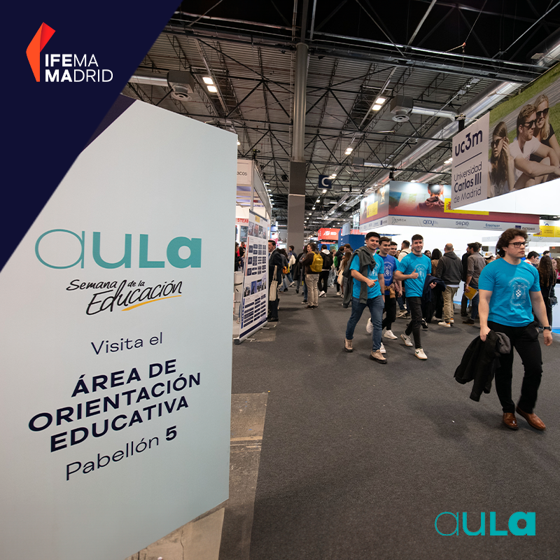 ¡#AULA2024: Una experiencia muy enriquecedora! 💡 En #SemanadelaEducación resaltamos la importancia de la orientación educativa y profesional accesible para todos los jóvenes. 📚 📰: ifema.es/semana-de-la-e…