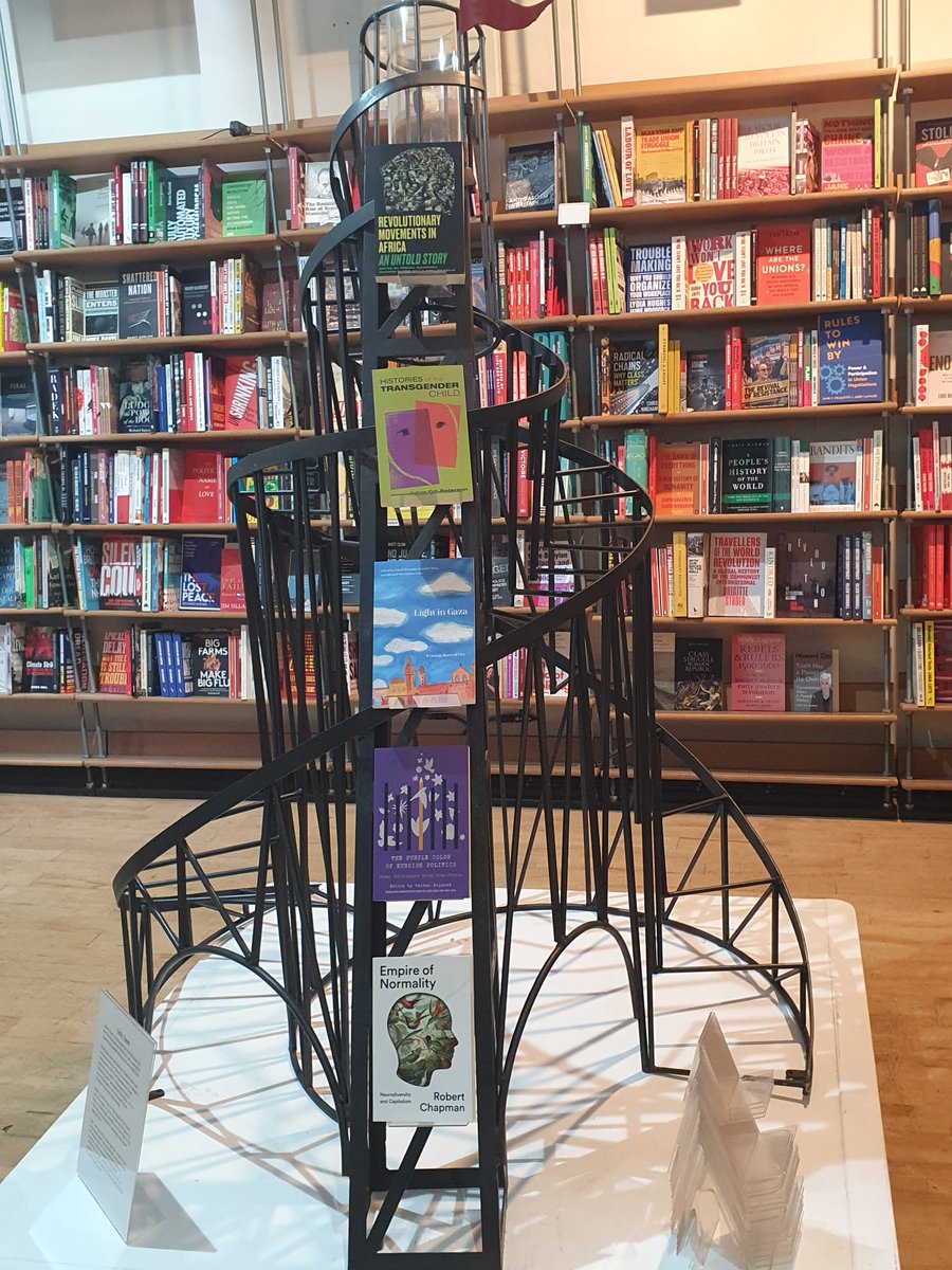 Bookmarks_books's tweet photo. 🚩New in at Bookmarks- featured on our model of Tatlin Tower

#bookmarksbookshop #tatlintower #newbooks #newbooksmell #radicalbooks https://t.co/7gpcTsKGcM