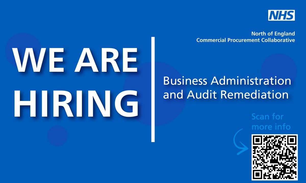 📢 Join our team! We have an exciting and brand-new opportunity for a Business Administration and Audit Remediation Officer to join our team to streamline operations and boost audit efficiency. Apply now: tinyurl.com/ykst2f8j #NHSJobs #NHSCareers