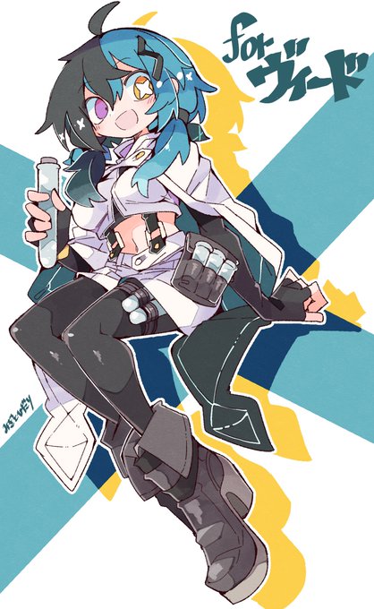 skebでまっさかさま(#ma_sakasama )先生にオリキャラのユーリカたむを描いていただきました!!胸!へそ!脚!!!って感じでそれぞれの部位が大変魅力的に描かれてて非常に良きですなぁ!?!?!? 