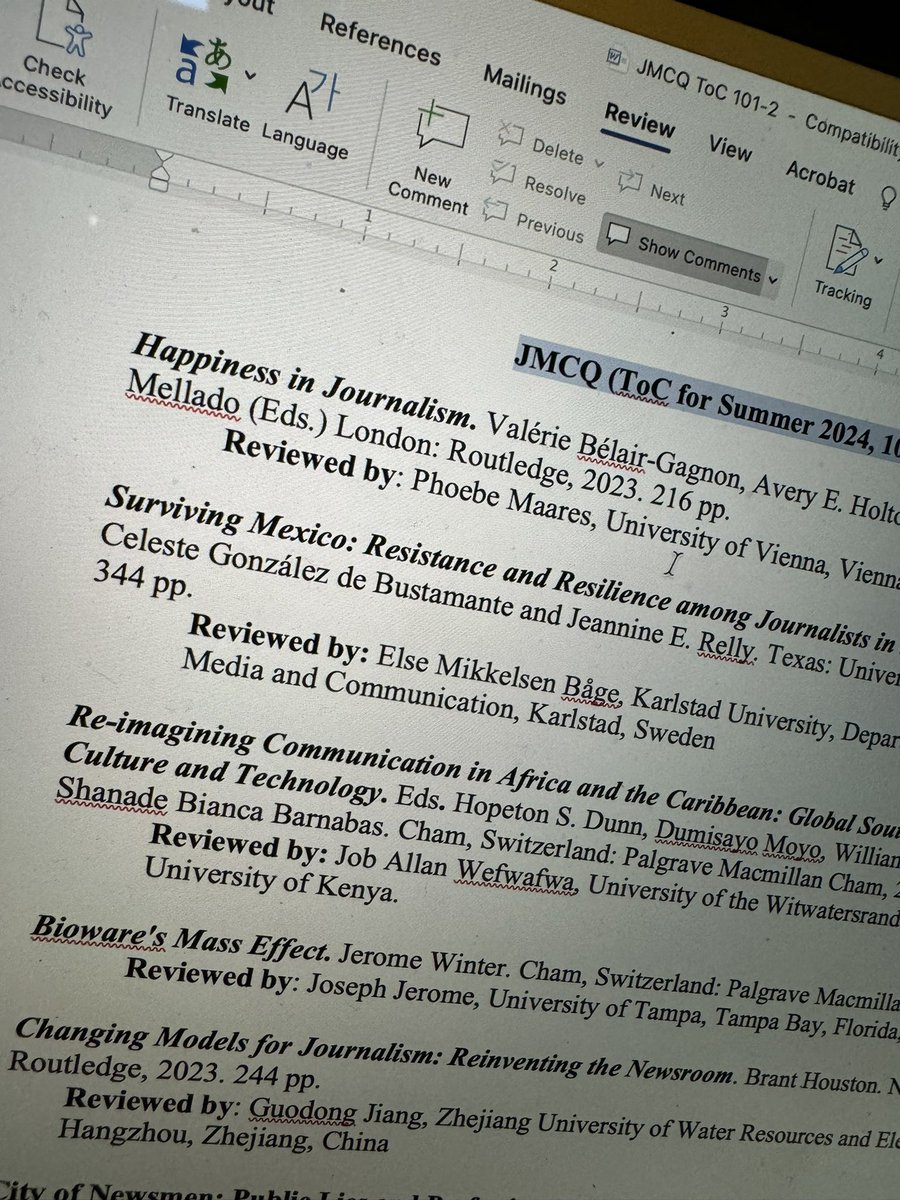 #JMCQReview coming soon, to a mailbox near you! Quite proud of this particular issue: 9 reviews from 5 countries, 4 continents🙌🌎🙌 Hard to believe I’ve been doing reviews for @jmcquarterly for nearly two years. This issue inaugurates our adjusted format: fewer but long reviews