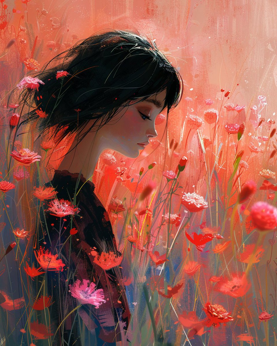 Here's to a Sunday surrounded by beauty, where whispers of nature bring peace and gratitude 🌹🌾

#aiart #aiartwork