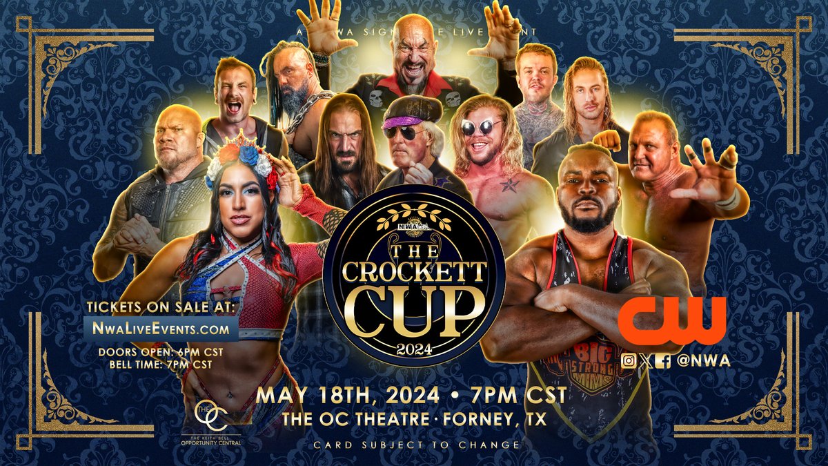 Joe Galli (@joegallinews) on Twitter photo <a href="/nwa/">NWA</a> <a href="/therealec3/">ecIII</a> <a href="/RealSamAdonis/">Your Favorite Wrestler’s Favorite Wrestler</a> <a href="/RealNMarkova/">Natalia Markova</a> <a href="/KenziePaige_1/">Kenzie Paige</a> <a href="/ThrillbillyTCB/">Silas Mason</a> <a href="/_theyaremax_/">マックス・ジ・インペイラー</a> @dannibeeokc @charityking_ <a href="/Thomas_Latimer_/">Thomas Raymond Latimer</a> <a href="/SUPERIORQWEEN/">Ruthie Jay ⭐️</a> .@NWA President <a href="/Billy/">William Patrick Corgan</a> saw the 2024 Crockett Cup in the Dallas area as the perfect stage and only choice to host the legacy of the NWA and the prestige of the annual #CrockettCup tag team tradition.
🎟️ eventbrite.com/e/nwa-crockett… <a href="/nwa/">NWA</a> <a href="/therealec3/">ecIII</a> <a href="/RealSamAdonis/">Your Favorite Wrestler’s Favorite Wrestler</a> <a href="/RealNMarkova/">Natalia Markova</a> <a href="/KenziePaige_1/">Kenzie Paige</a> <a href="/ThrillbillyTCB/">Silas Mason</a> <a href="/_theyaremax_/">マックス・ジ・インペイラー</a> @dannibeeokc @charityking_ <a href="/Thomas_Latimer_/">Thomas Raymond Latimer</a> <a href="/SUPERIORQWEEN/">Ruthie Jay ⭐️</a> .@NWA President <a href="/Billy/">William Patrick Corgan</a> saw the 2024 Crockett Cup in the Dallas area as the perfect stage and only choice to host the legacy of the NWA and the prestige of the annual #CrockettCup tag team tradition.
🎟️ eventbrite.com/e/nwa-crockett…