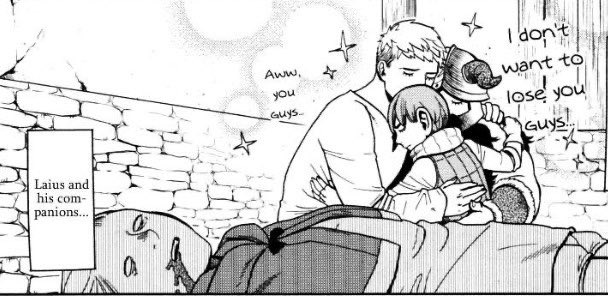 teaseburger's tweet photo. really excited to get to this part in the anime when marcille is fighting for her life and the boys are like ✨ 𝓘 𝓭𝓸𝓷’𝓽 𝔀𝓪𝓷𝓽 𝓽𝓸 𝓵𝓸𝓼𝓮 𝔂𝓸𝓾 https://t.co/zECusBgzFe