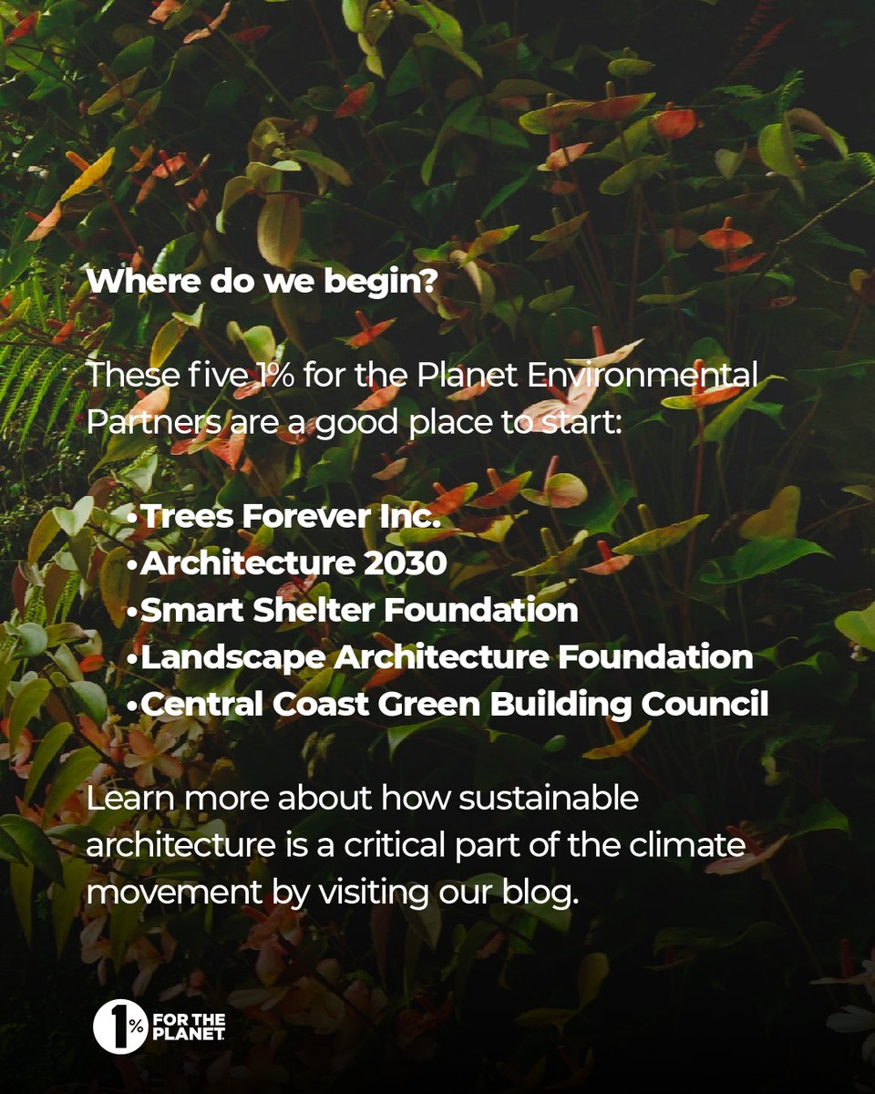 Experts (our network) tell us why sustainable architecture is the next big climate solution—and unsurprisingly, it’s right at our doorstep. Hear more from our environmental partners in the architecture industry: hubs.ly/Q02qcxkS0