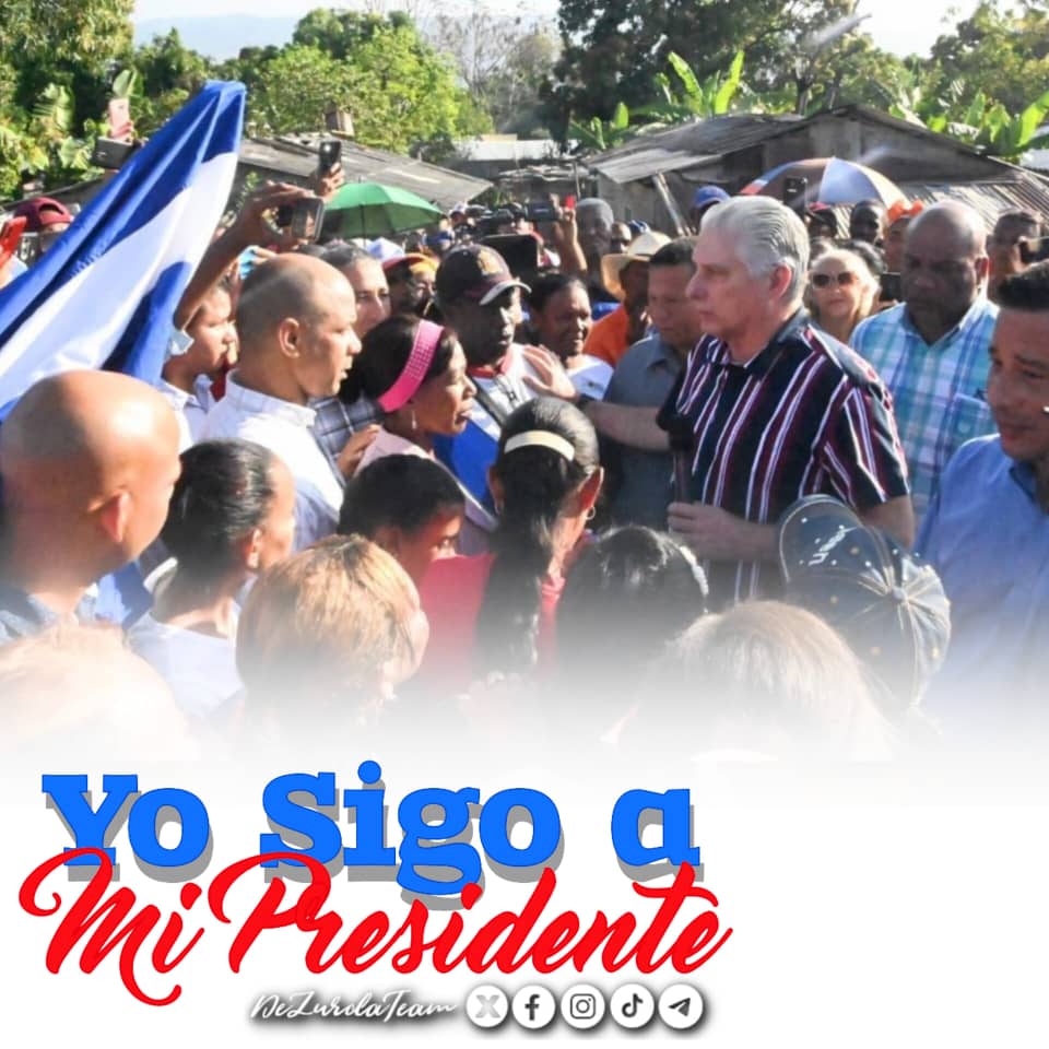 En cada territorio que visitamos acompañando a <a href="/DiazCanelB/">Miguel Díaz-Canel Bermúdez</a> constatamos el esfuerzo que realiza mucha #GenteQueSuma y la voluntad de apoyar para #QueNadieQuedeAtrás. Es una muestra del amor por #Cuba y la Revolución.