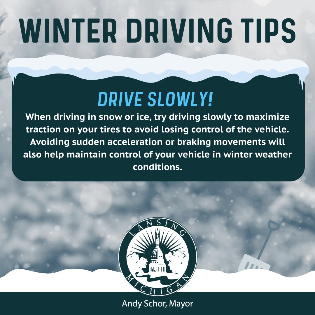 Reminder: Ingham County is currently in a Winter Weather Advisory until 12:00 am on Saturday, March 23, 2024. Remember to use caution when traveling today.